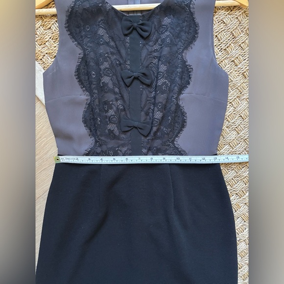 Darling, Black and Gray Lace Mini Dress-XS - Picture 4 of 8